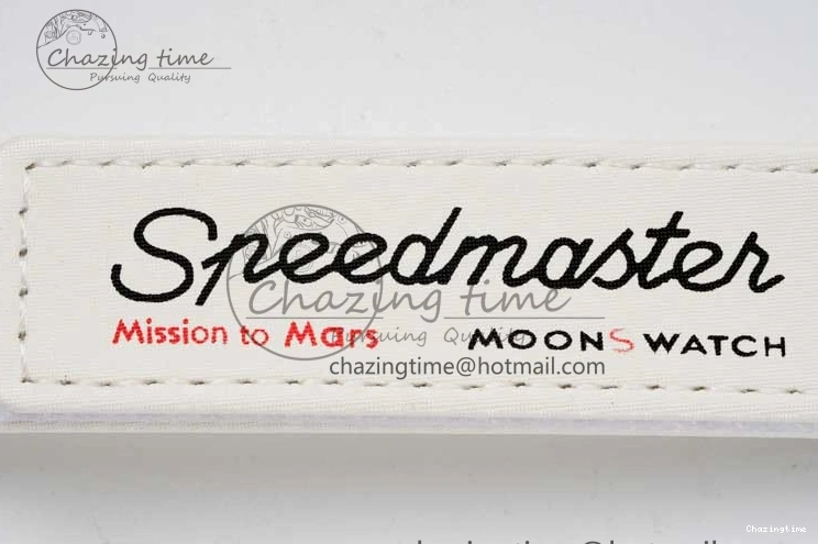 0705 Speedmaster Misson To Mars 1:1 Best Edition White Dial On Nylon Strap Quartz Bold 7862